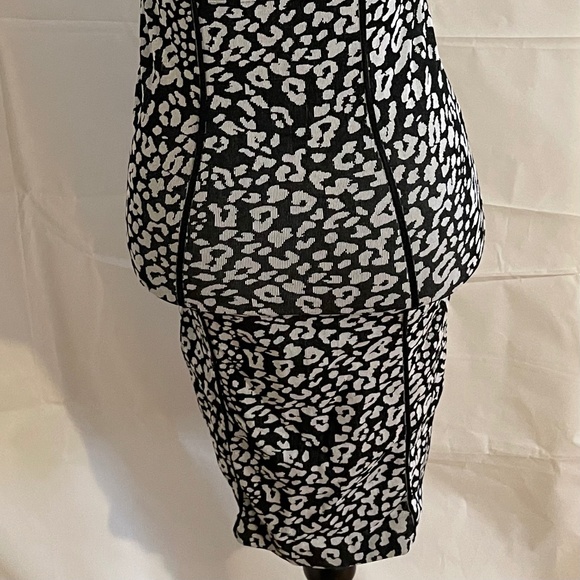 NWOT! Bebe Leopard BodyCon Nylon Dress M/L - Picture 6 of 11